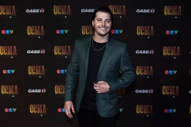 September 16, 2023, Hamilton, ON, Canada: Josh Ross poses on the red carpet at the Canadian Country Music Awards in Hamilton, Ont., Saturday, Sept. 16, 2023. Hamilton Canada  - ZUMAc35_ 20230916_zaf_c35_215 Copyright: xNickxIwanyshynx