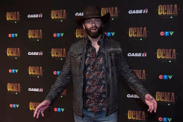 September 16, 2023, Hamilton, ON, Canada: Dean Brody poses on the red carpet at the Canadian Country Music Awards in Hamilton, Ont., Saturday, Sept. 16, 2023. Hamilton Canada  - ZUMAc35_ 20230916_zaf_c35_241 Copyright: xNickxIwanyshynx