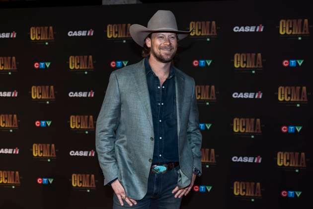 September 16, 2023, Hamilton, ON, Canada: Brian Kelley poses on the red carpet at the Canadian Country Music Awards in Hamilton, Ont., Saturday, Sept. 16, 2023. Hamilton Canada  - ZUMAc35_ 20230916_zaf_c35_243 Copyright: xNickxIwanyshynx