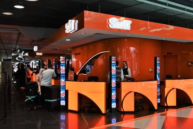 Sixt Autovermietung, Schalter am Flughafen München im Zentralbereich
