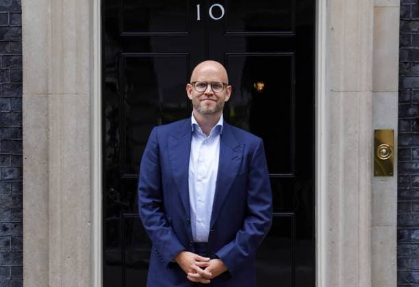 19 09 2023. London, United Kingdom. Daniel Ek Visits Downing Street. Downing Street. Daniel Ek, CEO of the Spotify visits No.10 Downing Street.  Copyright: xMartynxWheatleyx xParsonsxMediax PAR-8469-0011