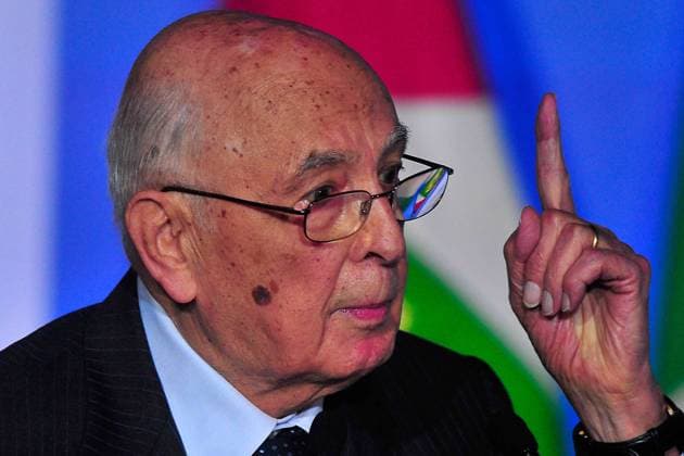 Foto IPP Giacomo Morini Firenze 23 10 2013 Il Presidente della repubblica Giorgio Napolitano. *** Photo IPP Giacomo Morini Florence 23 10 2013 President of the Republic Giorgio Napolitano 