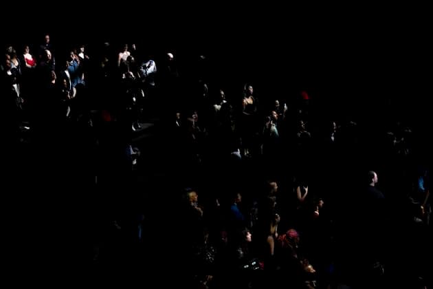 September 19, 2023, Toronto, ON, Canada: Fans are seen at Massey Hall during a performance by Begonia at the Polaris Music Prize Gala in Toronto, on Tuesday, Sept. 19, 2023. Toronto Canada  - ZUMAc35_ 20230919_zaf_c35_180 Copyright: xSpencerxColbyx