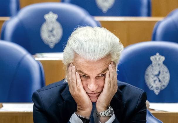 THE HAGUE - Geert Wilders (PVV) during the first day of the General Political Reflections. ANP REMKO DE WAAL netherlands out - belgium out  Copyright: xx x478783597x originalFilename: 478783597.jpg