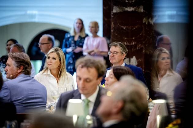 AMSTERDAM - Queen Maxima during the winners dinner of the King Willem I Prizes. The winners dinner marks the start of registrations for the biennial business awards. ANP ROBIN VAN LONKHUIJSEN netherlands out - belgium out  Copyright: xx x478786189x originalFilename: 478786189.jpg
