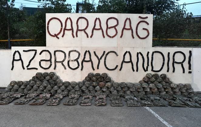 News Themen der Woche KW38 News Bilder des Tages Azerbaijan Armenia Tensions Seized Weapons 8523272 23.09.2023 Ammunition transferred by the Karabakh Armed forces to the Azerbaijani armed forces, as well as captured during hostilities, is seen in Stepanokert, breakaway Nagorno-Karabakh region, Azerbaijan. RIA Novosti Sputnik Stepanakert NagornÐ¾-Karabakh  Copyright: xRIAxNovostix