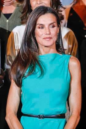 Queen Letizia Presents The Retina Eco Awards - Madrid Queen Letizia of Spain attends the presentation of the Retina Eco 2023 Awards held at the Royal Tapestry Factory Foundation, on September 25, 2023, in Madrid, Spain. The Retina Eco 2023 Awards are organized by PRISA Media in collaboration with Capgemini and recognize the most outstanding projects for their innovation, impact on sustainability and the fight against climate change, technology and other environmental or social aspects related to the United Nations Sustainable Development Goals. Photo by Archie Andrews ABACAPRESS.COM Madrid Spain  Copyright: xAndrewsxArchie ABACAx 869201_016 AndrewsxArchie ABACAx 869201_016