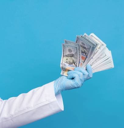 physician in a white coat, wearing blue sterile gloves, doctor holds a pack of paper money, anti-corruption concept, bribe and payment for the work done , 31327236.jpg, money, paper, patient, pay, paying, payment, people, person, physician, practitioner, rich, studio, treatment, uniform, unrecognizable, white, woman, adult, banknote, bill, bribe, bribery, bribing, business, care, cash, clinic, coat, concept, corrupt, corruption, crime, currency, doctor, dollar, female, finance, financial, give, giving, glove, hand, health, hospital, illegal, medical, medicine RECORD DATE NOT STATED