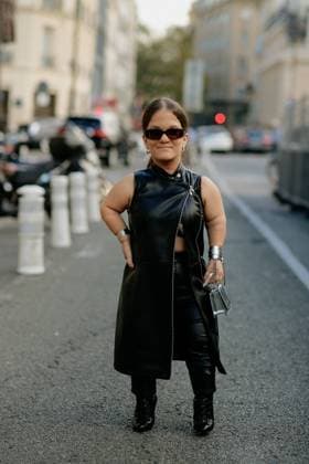 PFW - Street Style Street style, Louise Parent arriving at Weinsanto Spring Summer 2024 show, held at La Caserne, Paris, France, on September 25th, 2023. Photo by Marie-Paola Bertrand-Hillion ABACAPRESS.COM Paris France  Copyright: xBertrand-HillionxMarie-Paola ABACAx 869232_019 Bertrand-HillionxMarie-Paola ABACAx 869232_019