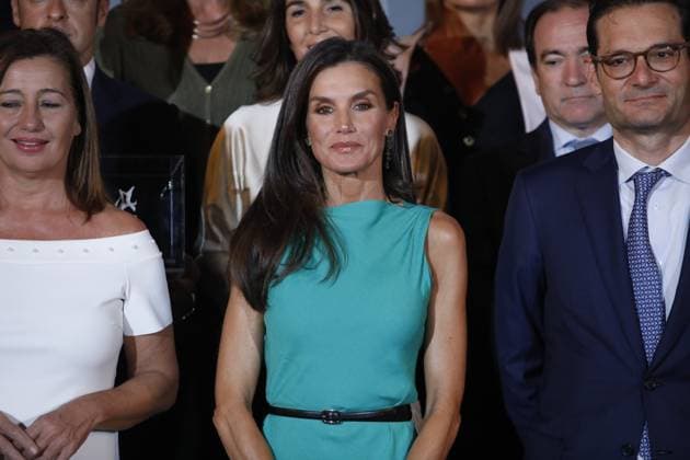 25-09-2023 Madrid Queen Letizia of Spain attends the presentation of the Retina Eco 2023 Awards held at the Royal Tapestry Factory Foundation in Madrid, Spain. The Retina Eco 2023 Awards are organized by PRISA Media in collaboration with Capgemini and recognize the most outstanding projects for their innovation, impact on sustainability and the fight against climate change, technology and other environmental or social aspects related to the United Nations Sustainable Development Goals. No Spain Â  Copyright: xPPEx