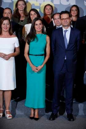 25-09-2023 Madrid Queen Letizia of Spain attends the presentation of the Retina Eco 2023 Awards held at the Royal Tapestry Factory Foundation in Madrid, Spain. The Retina Eco 2023 Awards are organized by PRISA Media in collaboration with Capgemini and recognize the most outstanding projects for their innovation, impact on sustainability and the fight against climate change, technology and other environmental or social aspects related to the United Nations Sustainable Development Goals. No Spain  Copyright: xPPEx
