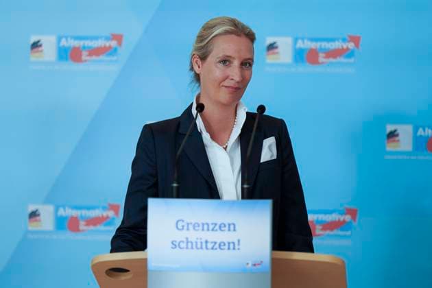 AfD-Bundestagsfraktion, Alice Weidel Fraktionssitzung AfD-Bundestagsfraktion, Pressestatement, Vorsitzende der AfD-Bundestagsfraktion, Bundessprecher, Alice Weidel, Tino Chrupalla Berlin Berlin GER *** AfD parliamentary group, Alice Weidel parliamentary group meeting AfD parliamentary group, press statement, chairwoman of the AfD parliamentary group, federal spokesman, Alice Weidel, Tino Chrupalla Berlin Berlin GER