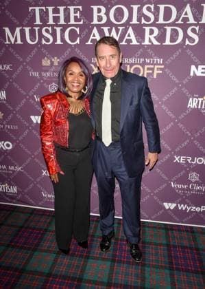 The Boisdale Music Awards, - 20 Sep 2023, Boisdale of Canary Wharf, London, UK P P Arnold and Jools Holland at The Boisdale Music Awards, - 20 Sep 2023, Boisdale of Canary Wharf, London, UK, Credit:Jules Annan Avalon  Copyright: xJulesxAnnanx xAvalonx 0807182072