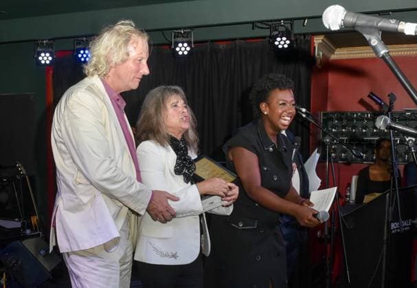The Boisdale Music Awards, - 20 Sep 2023, Boisdale of Canary Wharf, London, UK Jools Holland, YolanDa Brown, Ranald Macdonald and Suzi Quatro at The Boisdale Music Awards, - 20 Sep 2023, Boisdale of Canary Wharf, London, UK, Credit:Jules Annan Avalon Copyright: xJulesxAnnanx xAvalonx 0807182345