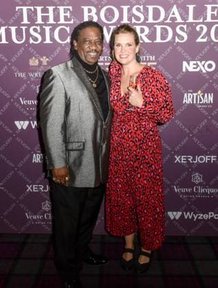 The Boisdale Music Awards, - 20 Sep 2023, Boisdale of Canary Wharf, London, UK Mud Morganfield and Polly Gibbons at The Boisdale Music Awards, - 20 Sep 2023, Boisdale of Canary Wharf, London, UK, Credit:Jules Annan Avalon  Copyright: xJulesxAnnanx xAvalonx 0807220707
