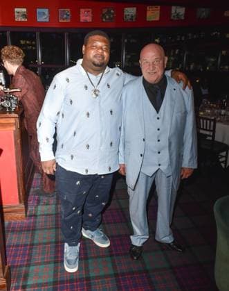 The Boisdale Music Awards, - 20 Sep 2023, Boisdale of Canary Wharf, London, UK Big Narstie and Dave Courtney at The Boisdale Music Awards, - 20 Sep 2023, Boisdale of Canary Wharf, London, UK, Credit:Jules Annan Avalon  Copyright: xJulesxAnnanx xAvalonx 0807220947