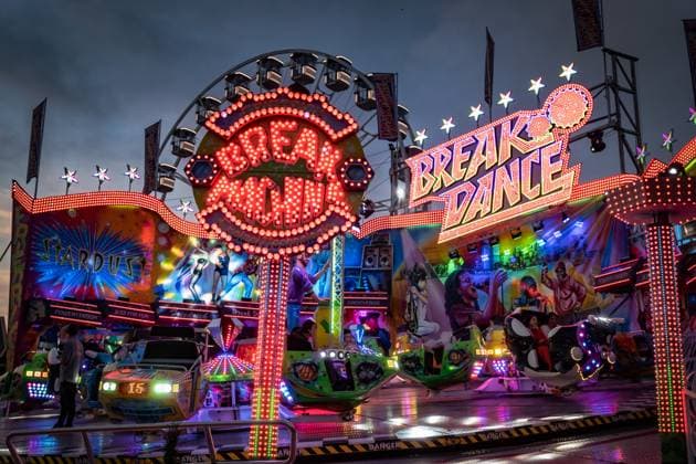 Berlin; Zentraler Festplatz, Kurt-Schumacher-Damm, Herbstfest, Rummel, Kirmes, Volksfest - 27.09.2023 Berlin *** Berlin central fairground, Kurt Schumacher Damm, autumn festival, fair, funfair, folk festival 27 09 2023 Berlin