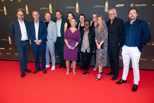 Entertainment Bilder des Tages Die Jury des Deutschen Fernsehpreises, Roter Teppich, Red Carpet Show, Ankunft, arrival, Verleihung des Deutschen Fernsehpreises, Die Nacht der Kreativen - Der Deutsche Fernsehpreis 2023, Deutscher Fernsehpreis 2023 in Koeln, am 27.09.2022.