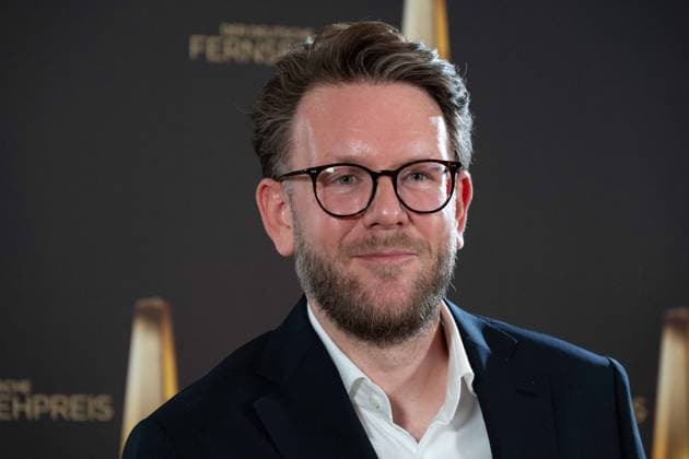 Preistraeger Jakob LUNDT, Autor, Bestes Buch Unterhaltung Verleihung des Deutschen Fernsehpreises, Die Nacht der Kreativen - Der Deutsche Fernsehpreis 2023, Deutscher Fernsehpreis 2023 in Koeln, am 27.09.2022.