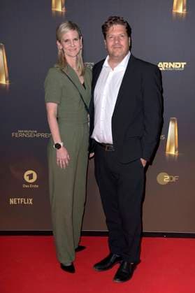 Dorothea Jacob und Arnim Butzen bei der Verleihung des Deutschen Fernsehpreises 2023 - Die Nacht der Kreativen in der Flora Köln. Köln, 27.09.2023