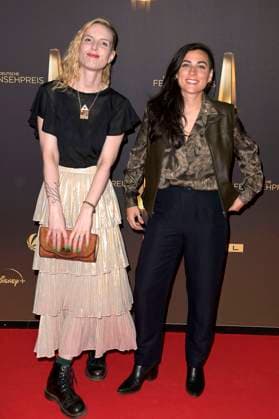 Sarah-Christin Peter und Sofia Angelina Machado bei der Verleihung des Deutschen Fernsehpreises 2023 - Die Nacht der Kreativen in der Flora Köln. Köln, 27.09.2023