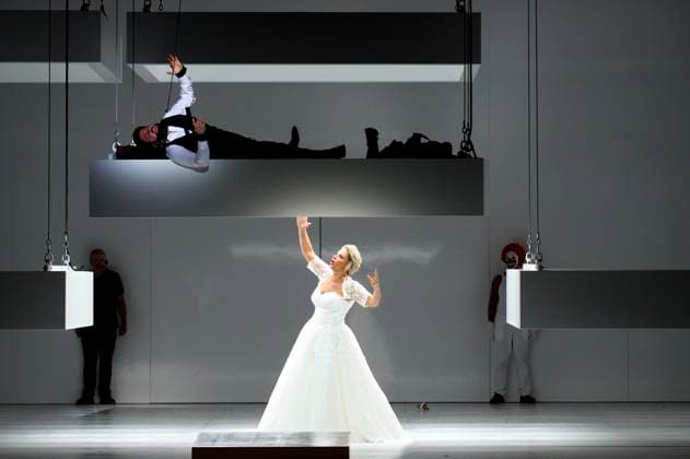 Elina Garanca bei der Fotoprobe von Verdis Aida in der Regie von Calixto Bieito und unter der musikalischen Leitung von Nicola Luisotti in der Staatsoper Unter den Linden. Berlin, 27.09.2023 *** Elina Garanca at the photo rehearsal of Verdis Aida directed by Calixto Bieito and conducted by Nicola Luisotti at the Staatsoper Unter den Linden Berlin, 27 09 2023 Foto:xC.xBehringx xFuturexImagex aida_3936