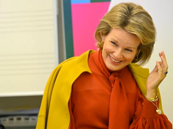 HRH Queen Mathilde Visits Musica Mundi in Waterloo WATERLOO, BELGIUM - SEPTEMBER 28 : Queen Mathilde of Belgium is visiting the Musica Mundi school in Waterloo. This international school offers young gifted musicians aged 10 to 18 the opportunity to combine professional music training with a general secondary education program. Young talents from all over the world receive intensive individual instrument training and classroom lessons in music and general education. The Queen attends a lesson, attends a concert and meets the teachers and students..Visit pictured on SEPTEMBER 28, 2023 in Waterloo, Belgium, 28 09 2023 Waterloo Belgium  Copyright: xPhilipxReynaersx