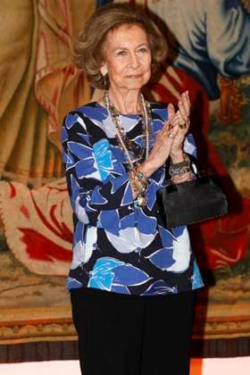 Queen Sofia Attends An Event - Madrid Queen Sofia during the inauguration of the annual convention of the European federation of food banks held at the Real Fabrica de Tapices, on September 27, 2023, in Madrid (Spain). Photo by Manuel Pinilla Cruces Europa Press ABACAPRESS.COM Madrid Spain  Copyright: xEuropaxPress ABACAx 869566_012 EuropaxPress ABACAx 869566_012