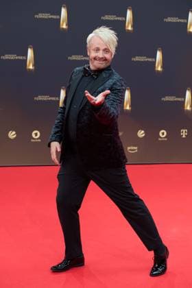 Ross ANTHONY; Entertainer, Roter Teppich, Red Carpet Show, Ankunft, arrival, Verleihung des Deutschen Fernsehpreises, Der Deutsche Fernsehpreis 2023, Deutscher Fernsehpreis 2023 in den MMC Studios Koeln, am 28.09.2023.
