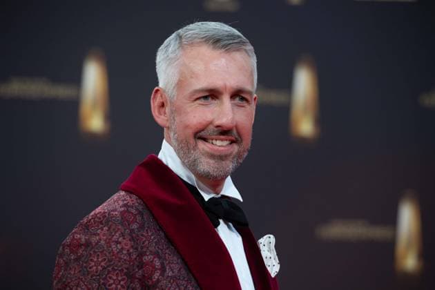 Sebastian PUFPAFF, Roter Teppich, Red Carpet Show, Ankunft, arrival, Verleihung des Deutschen Fernsehpreises, Der Deutsche Fernsehpreis 2023, Deutscher Fernsehpreis 2023 in den MMC Studios Koeln, am 28.09.2023.