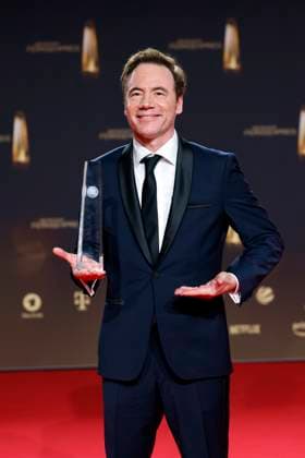 Schauspieler Michael Bully Herbig bei der Gala des Deutschen Fernsehpreis 2023 im Coloneum. Herbig ist Träger des Ehrenpreis der Stifter 2023. Köln, 28.09.2023 NRW Deutschland Copyright: xChristophxHardtx