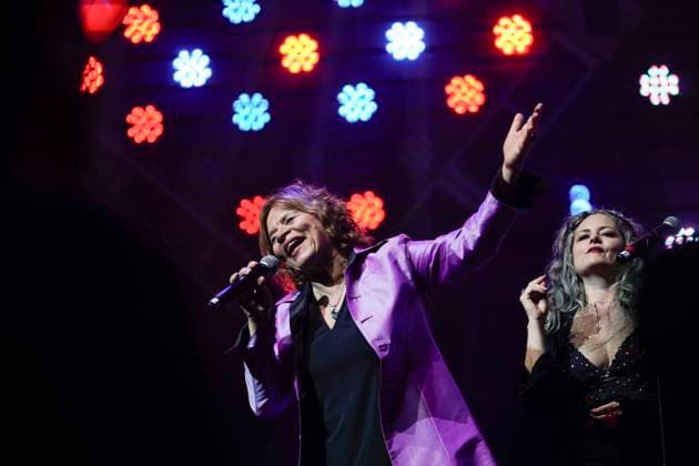 September 28, 2023, Toronto, ON, CANADA: Lorraine Segato of The Parachute Club performs during the 2023 CanadaöÄÃ s Walk of Fame ceremony in Toronto, Thursday, Sept. 28, 2023. The Parachute Club was one of 13 bands inducted into CanadaöÄÃ s Rock of Fame. Toronto CANADA  - ZUMAc35_ 20230928_zaf_c35_111 Copyright: xAndrewxLahodynskyjx