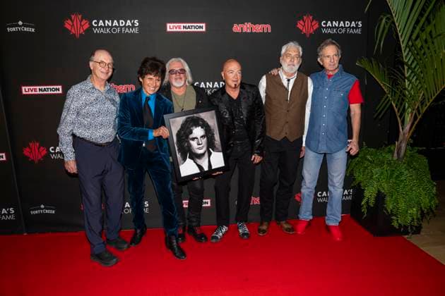 September 28, 2023, Toronto, ON, CANADA: Prism poses for photos on the red carpet during the 2023 CanadaöÄÃ s Walk of Fame ceremony in Toronto, Thursday, Sept. 28, 2023. 13 bands were inducted into this years class at the Rock of Fame event. Toronto CANADA  - ZUMAc35_ 20230928_zaf_c35_123 Copyright: xAndrewxLahodynskyjx