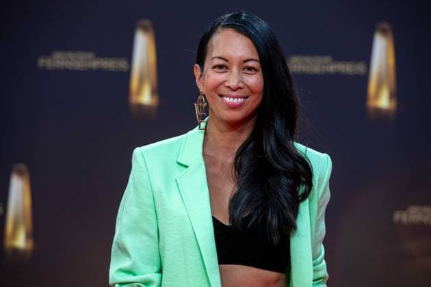 Minh Khai PHAN THI, Schauspielerin, Roter Teppich, Red Carpet Show, Ankunft, arrival, Verleihung des Deutschen Fernsehpreises, Der Deutsche Fernsehpreis 2023, Deutscher Fernsehpreis 2023 in den MMC Studios Koeln, am 28.09.2023.
