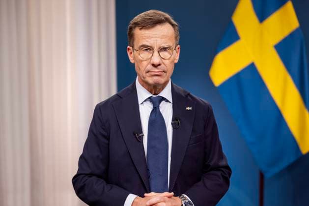 News Themen der Woche KW39 News Bilder des Tages (230929) -- STOCKHOLM, Sept. 29, 2023 -- Sweden s Prime Minister Ulf Kristersson delivers a speech to the nation in Stockholm, Sweden, on Sept. 28, 2023. In a televised address to the nation on Thursday evening, following some of the bloodiest weeks in Swedish modern history, Prime Minister Ulf Kristersson said that he would meet with the supreme commander of the Swedish Armed Forces on Friday to discuss how the army could assist the police. ( Government Offices of Sweden Handout via Xinhua) SWEDEN-STOCKHOLM-PM-TELEVISED ADDRESS-VIOLENCE NinnixAndersson 