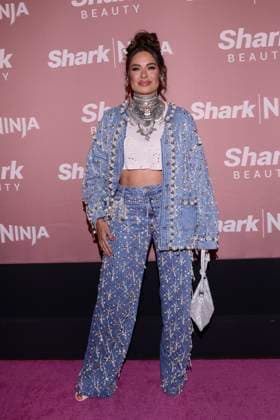 Mexico City Shark Beauty Launch September 28, 2023, Mexico City, Mexico: Galilea Montijo attends the Pink carpet of the ˜Shark Beauty™ launch at Estacion Indianilla Cultural Center. on September 28, 2023 in Mexico City, Mexico. (Photo by Carlos Tischler Eyepix Group) Copyright: xCarlosxTischler xEyepixxGroupx CT_28092023_100046
