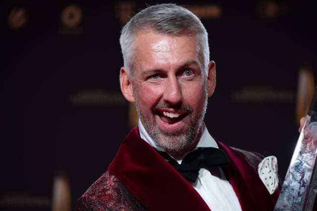 Preistraeger Sebstian PUFPAFF, Moderator, Kategorie Beste Comedy Late Night, TV Total, Verleihung des Deutschen Fernsehpreises, Der Deutsche Fernsehpreis 2023, Deutscher Fernsehpreis 2023 in den MMC Studios Koeln, am 28.09.2023.
