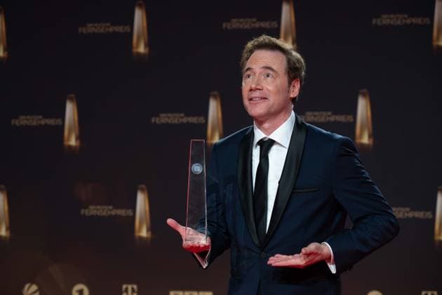 Preistraeger Michael Bully HERBIG, Regisseur, Schauspieler, Kategorie Ehrenpreis der Stifter, Lebenswerk, Verleihung des Deutschen Fernsehpreises, Der Deutsche Fernsehpreis 2023, Deutscher Fernsehpreis 2023 in den MMC Studios Koeln, am 28.09.2023.