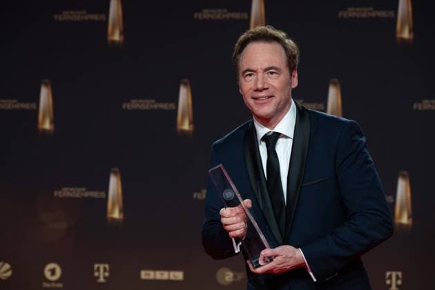 Preistraeger Michael Bully HERBIG, Regisseur, Schauspieler, Kategorie Ehrenpreis der Stifter, Lebenswerk, Verleihung des Deutschen Fernsehpreises, Der Deutsche Fernsehpreis 2023, Deutscher Fernsehpreis 2023 in den MMC Studios Koeln, am 28.09.2023.
