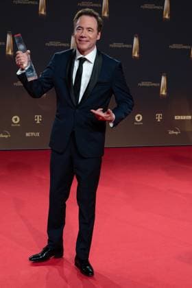 Preistraeger Michael Bully HERBIG, Regisseur, Schauspieler, Kategorie Ehrenpreis der Stifter, Lebenswerk, Verleihung des Deutschen Fernsehpreises, Der Deutsche Fernsehpreis 2023, Deutscher Fernsehpreis 2023 in den MMC Studios Koeln, am 28.09.2023.