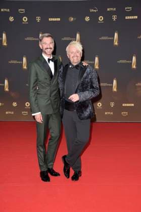 Jochen Schropp und Ross Antony bei der Verleihung des Deutschen Fernsehpreises in Koeln 28.09. 2023
