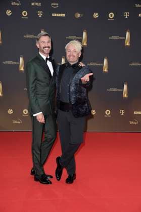 Jochen Schropp und Ross Antony bei der Verleihung des Deutschen Fernsehpreises in Koeln 28.09. 2023