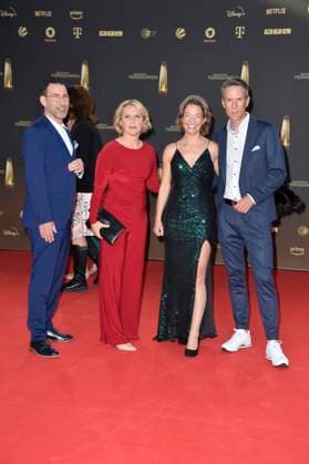 Till Nassif ,Claudia von Brauchitsch, Anna Planken und Sven Lorig bei der Verleihung des Deutschen Fernsehpreises in Koeln 28.09. 2023