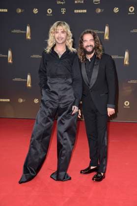 Bill Kaulitz und Tom Kaulitz bei der Verleihung des Deutschen Fernsehpreises in Koeln 28.09. 2023