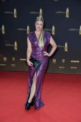 Ruth Moschner bei der Verleihung des Deutschen Fernsehpreises in Koeln 28.09. 2023
