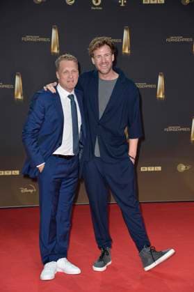 Oliver Pocher und Luke Mockridge bei der Verleihung des Deutschen Fernsehpreises in Koeln 28.09. 2023