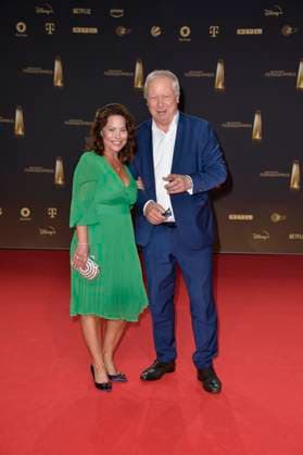 Tom Buhrow und Frau Daniela Boff bei der Verleihung des Deutschen Fernsehpreises in Koeln 28.09. 2023