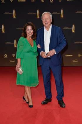 Tom Buhrow und Frau Daniela Boff bei der Verleihung des Deutschen Fernsehpreises in Koeln 28.09. 2023