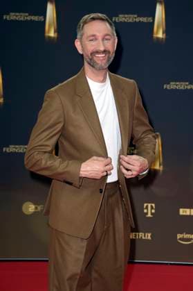 Daniel Boschmann bei der Verleihung des Deutschen Fernsehpreises 2023 in den MMC Studios. Köln, 28.09.2023