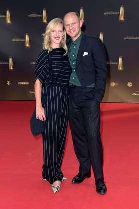 Anna Schudt mit Ehemann Moritz Führmann bei der Verleihung des Deutschen Fernsehpreises 2023 in den MMC Studios. Köln, 28.09.2023